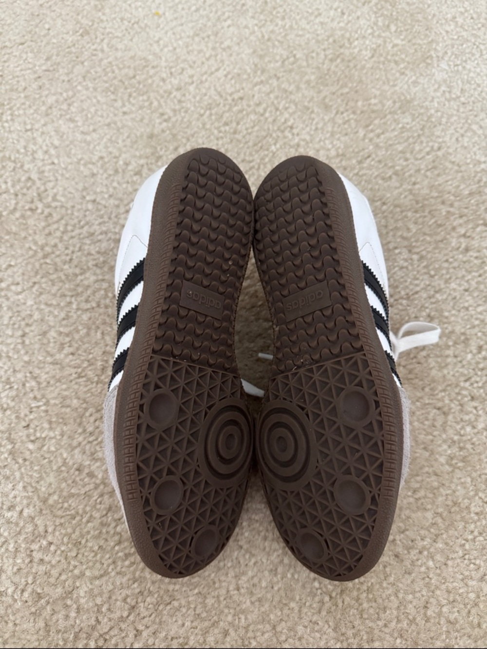 adidas White, Black and Gray Retro Trainer Sneakers - Picture 2 of 2